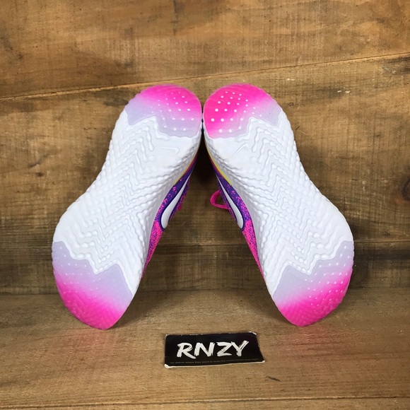 NEW Nike Epic React Flyknit 2 Laser Fuchsia Pulse - Picture 7 of 7